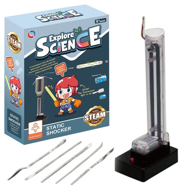 Static Shocker – Mini Van de Graaff Generator